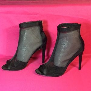 Fashion Nova Sheer Booties